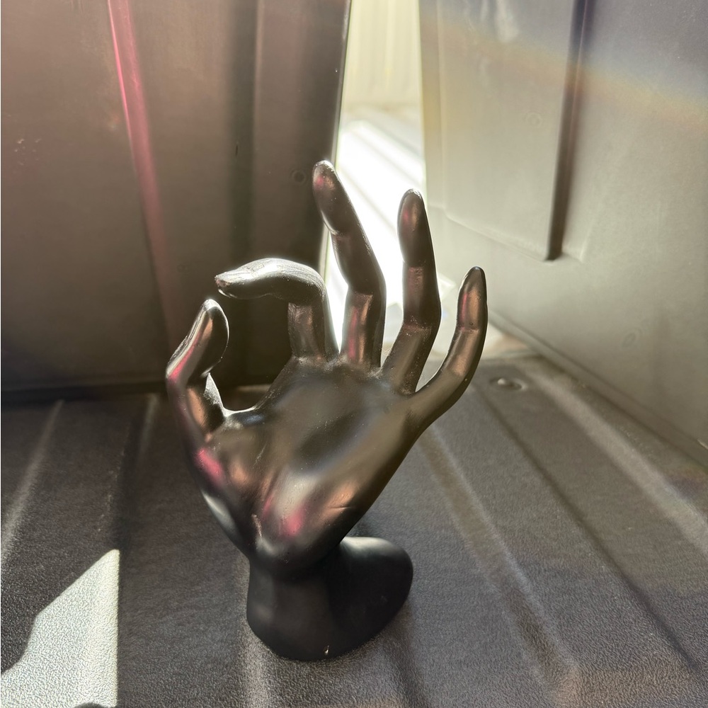 Black Hand Jewelry Holder